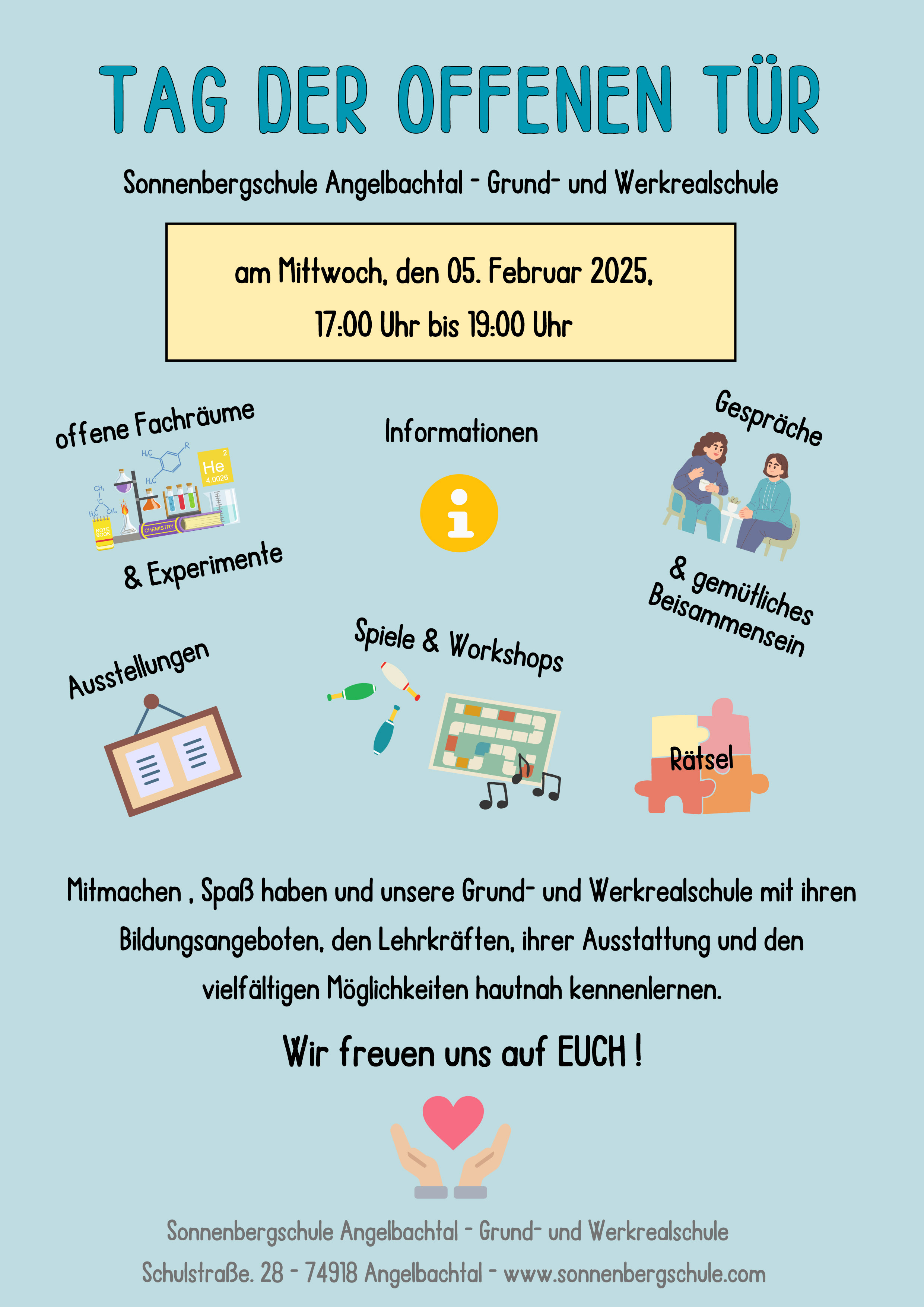 Flyer Tag der offenen Tr